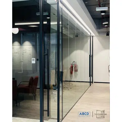 รูปภาพสำหรับ Glass partition edge to edge single glazing ID1