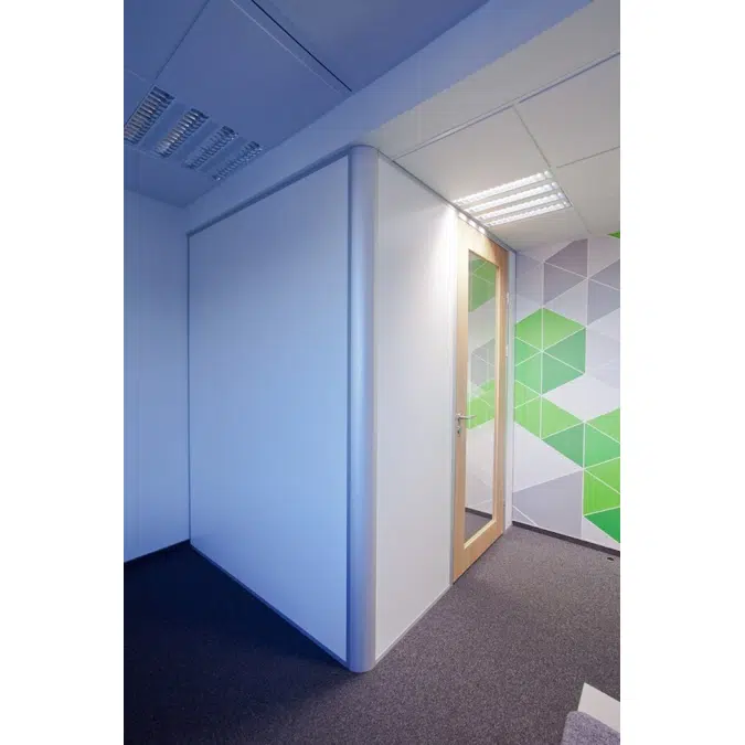 Demountable and removable Partition with joint-covers Partition®26