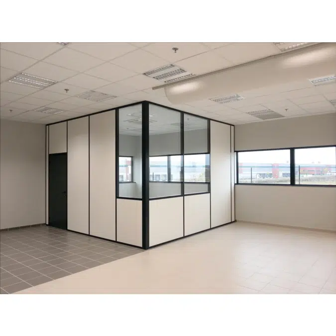 Demountable and removable Partition with joint-covers Partition®26