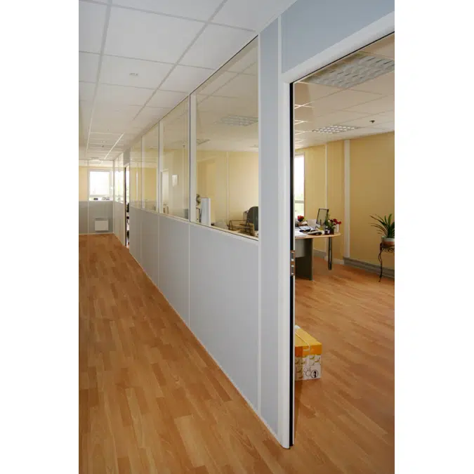 Demountable and removable Partition with joint-covers Partition®26