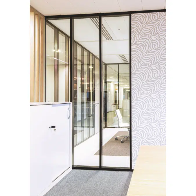 Demountable and removable Partition with joint-covers Partition®26