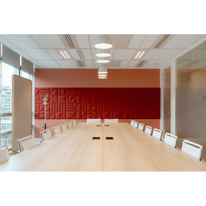 Glass partition edge to edge double glazing ID2