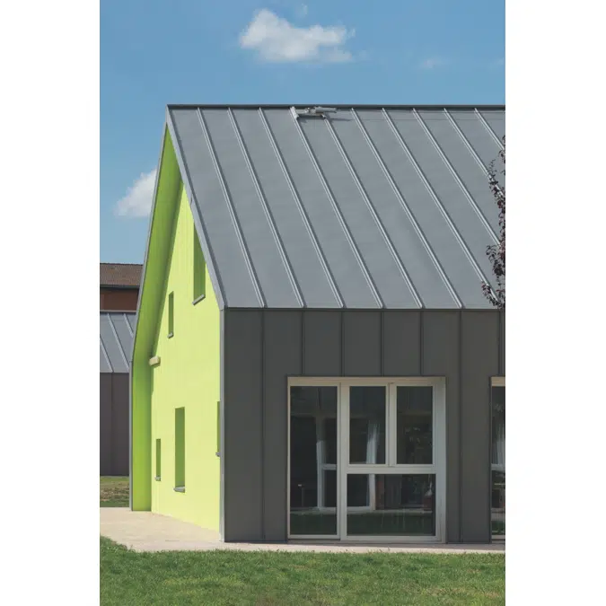 ROOFING STRATIGRAPHY – INSULATED STRUCTURAL WOOD PANEL WITH ELYROOF CLADDING