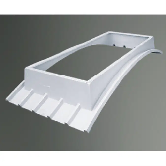 Curved profile fiberglass base