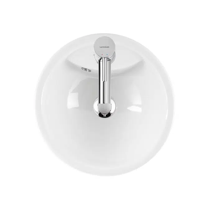 Lavabo incasso Anna 41 con foro per rubinetto