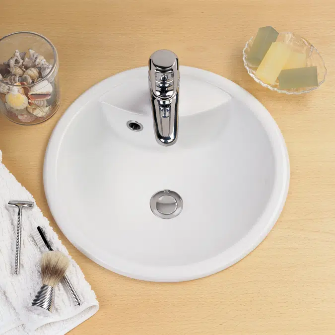 Lavabo a empotrar Anna 41 con orificio para grifo