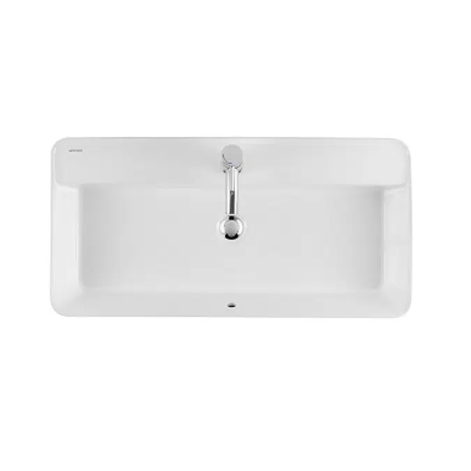 Lavabo Sanlife 80x40 con foro per rubinetto