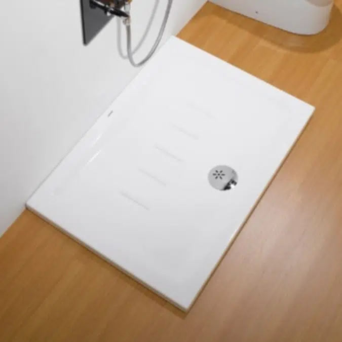 Waterline shower tray 100x80