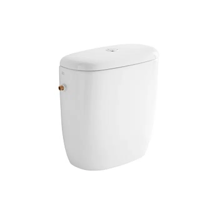 Aveiro side water supply connection cistern with single flush mechanism