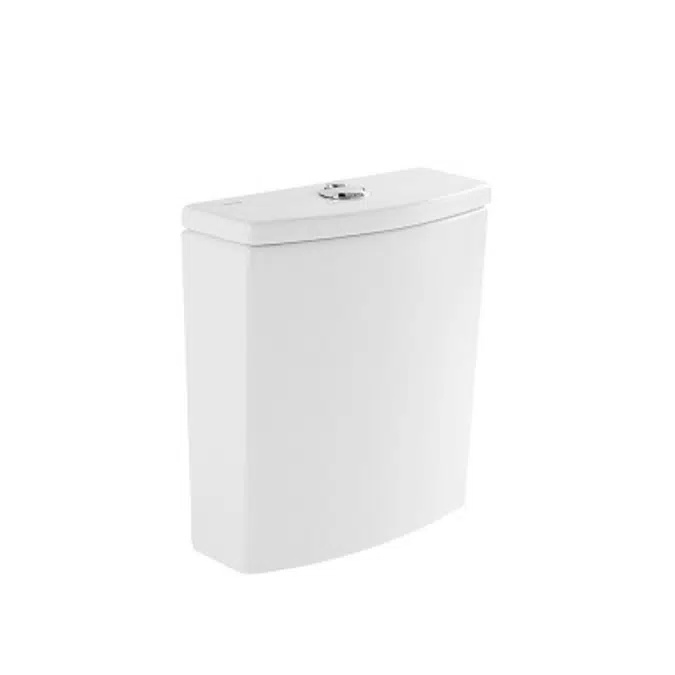 Sanibold bottom water supply connection cistern with dual flush mechanism