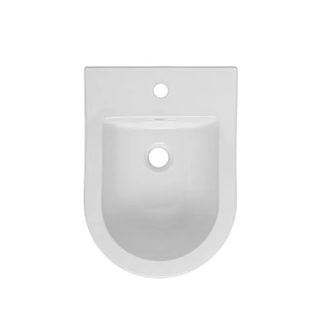 Urb.y 52 wall mounted bidet with concealed fixation