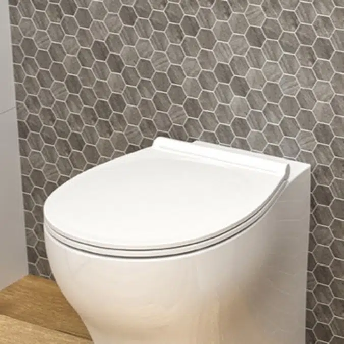 Sanproject toilet seat with clipoff and slowclose system