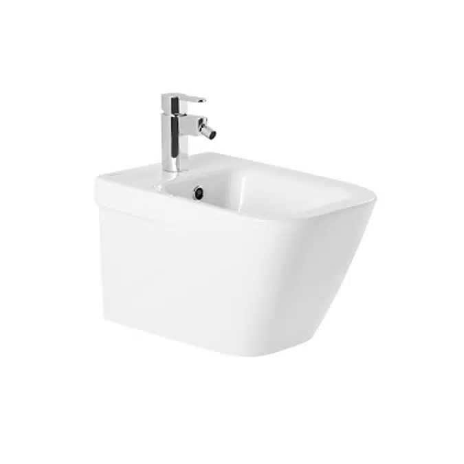 Look Wall mounted bidet with concealed fixation