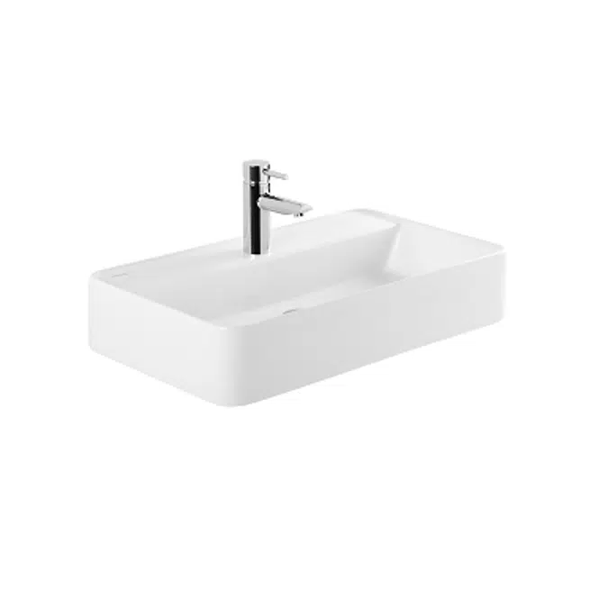 Lavabo Sanlife 60x40 con foro per rubinetto