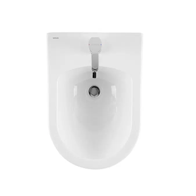 Sanibold wall mounted bidet with concealed fixation