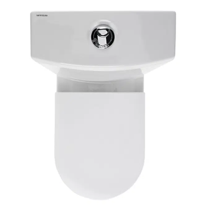 Urby Plus close coupled toilet with hole for water supply