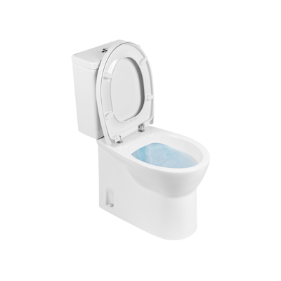 Image for Easy F|D close coupled rimflush toilet