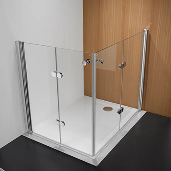 New WCCare Hinged shower door