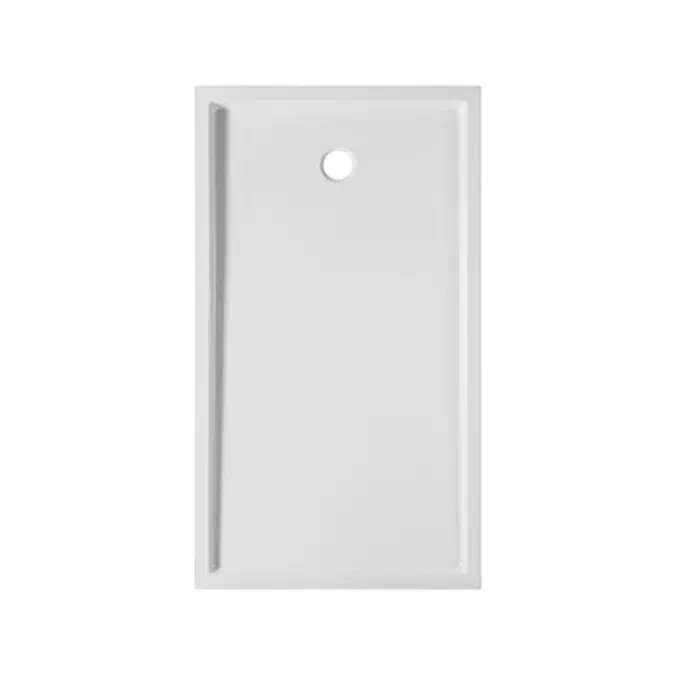Piano smooth surface shower tray