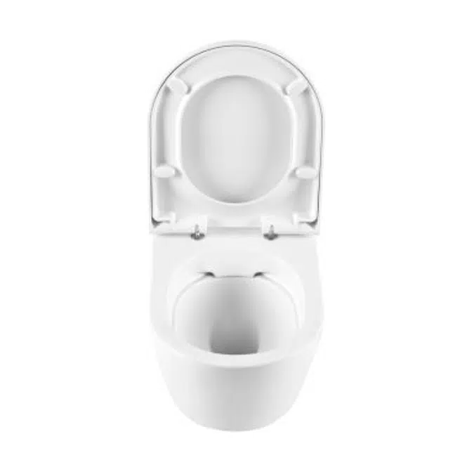 Urb.y 52 rimflush wall mounted toilet with concealed fixation