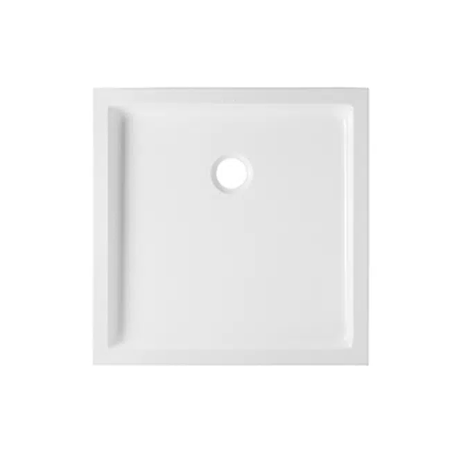 Plato de ducha Piano 80x80x3.5 superficie lisa