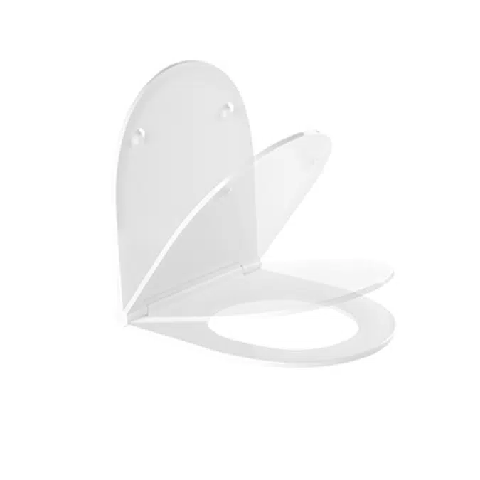 Sanlife toilet seat with clipoff and slowclose system