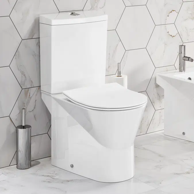 Urb.y slim toilet seat with easyclip and slowclose system
