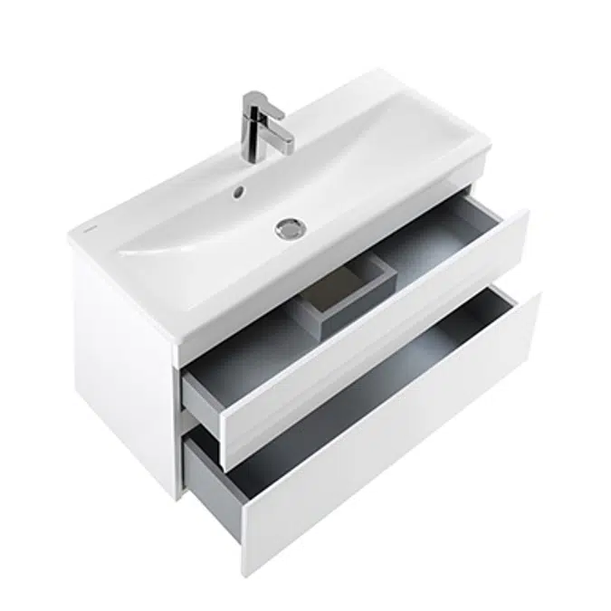 Meuble pour vasque Look 83x47 avec 2 tiroirs