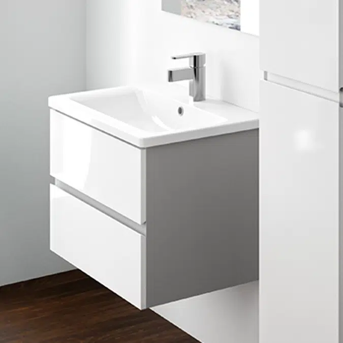 Meuble pour vasque Look 83x47 avec 2 tiroirs
