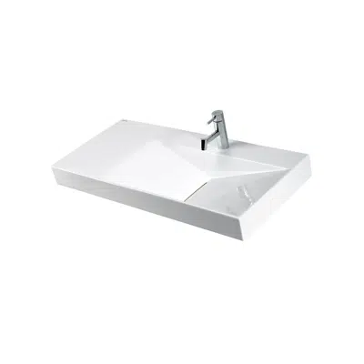 billede til 100x45 Flux wall mounted basin