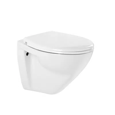 billede til Cetus rimflush wall mounted toilet