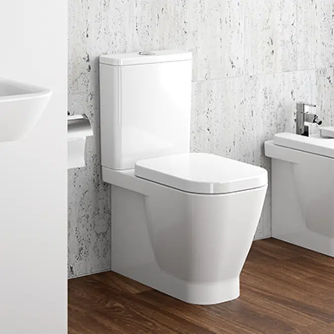 Look F-D close coupled toilet