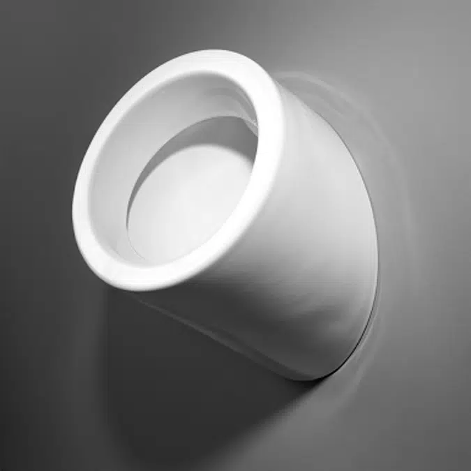Orinatoio WCA con passagio dell'acqua dietro e diffusore