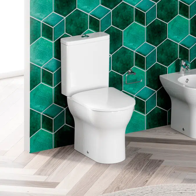 Winner F|D rimflush close coupled toilet