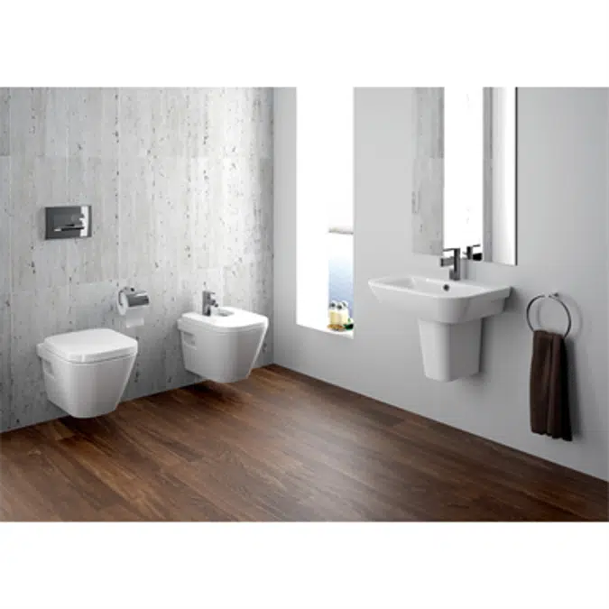 Look wall mounted toilet