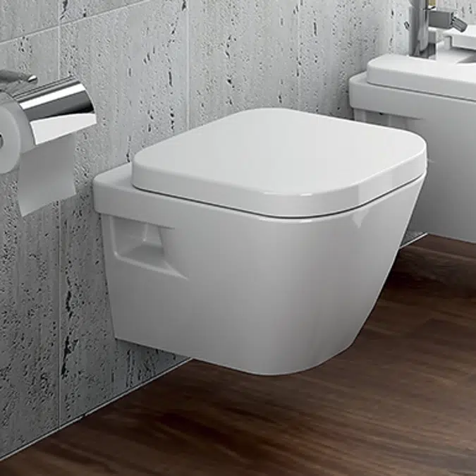 Look wall mounted toilet