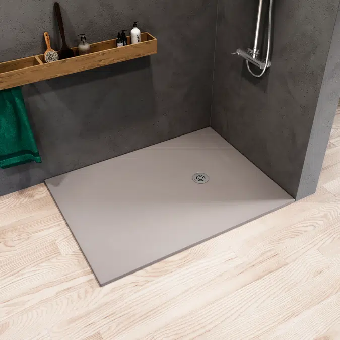 Marina Plus shower tray with smooth surface