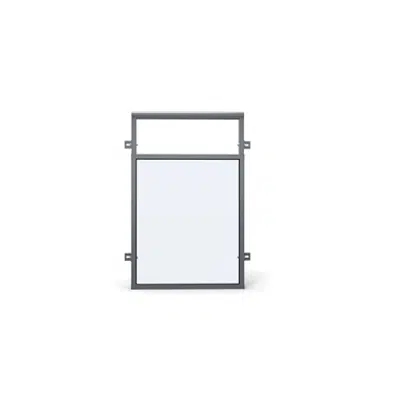 画像 Balconet Railing Glass
