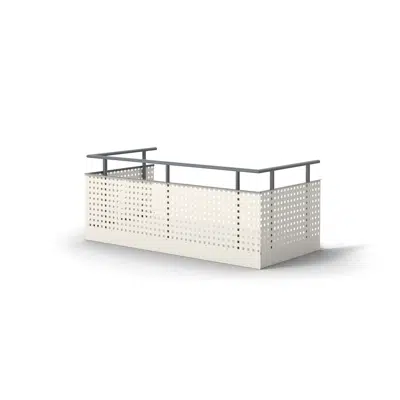 imagem para Balcony Railing Perforated Aluminium Sheets