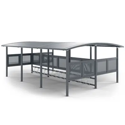 画像 YMER Double Bicycle Shelter