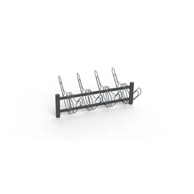 画像 BIKE Bicycle Rack, Dual Sided with frame lock