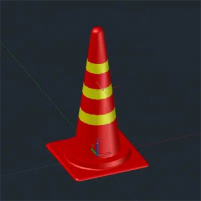 Immagine per 3D_03カラーコーン素材（2色）