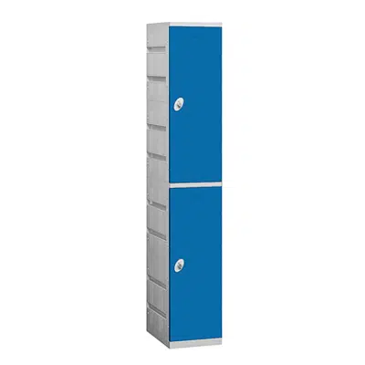 Image for 92000 Series Plastic Lockers - Double Tier - 1 Wide