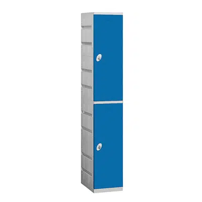 92000 Series Plastic Lockers - Double Tier - 1 Wide图像