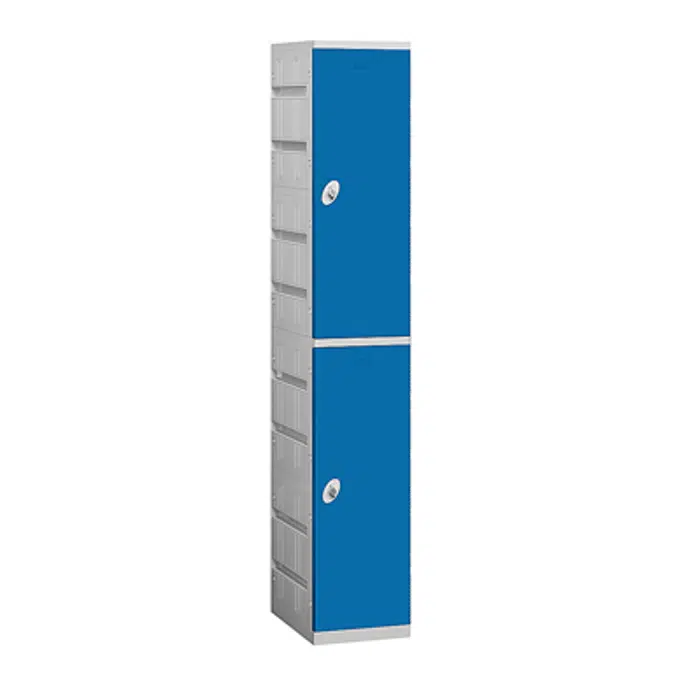 92000 Series Plastic Lockers - Double Tier - 1 Wide