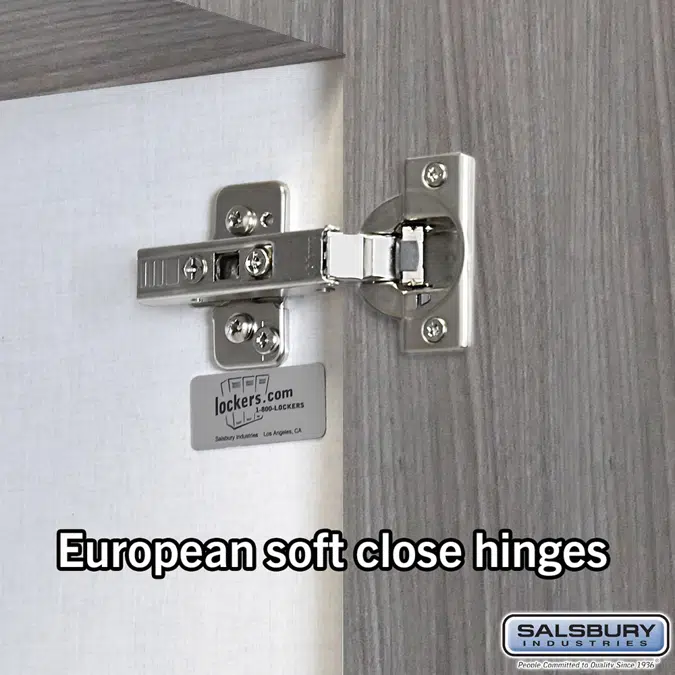 15-41000 Series Premier Wood Lockers - Single Tier - Standard Hasps - 3 Wide