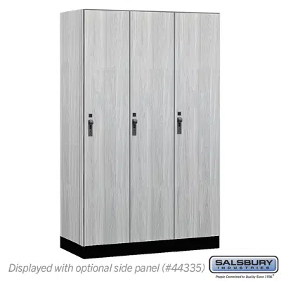 15-41000 Series Premier Wood Lockers - Single Tier - Standard Hasps - 3 Wide için görüntü