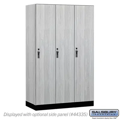 imagem para 15-41000 Series Premier Wood Lockers - Single Tier - Standard Hasps - 3 Wide