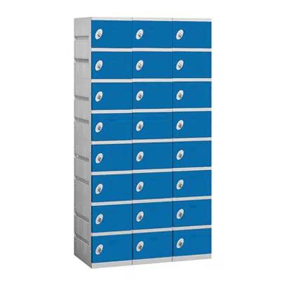 imazhi i 98000 Series Plastic Lockers - Eight Tier - 3 Wide