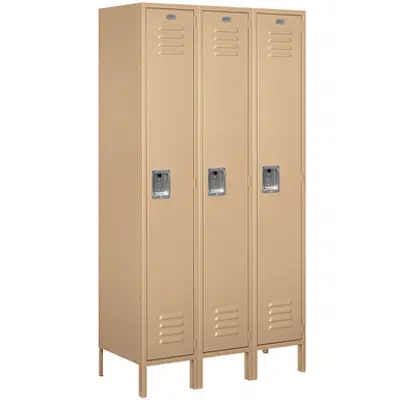 Image for 51000 Series Standard Metal Lockers - Single Tier - 3 Wide